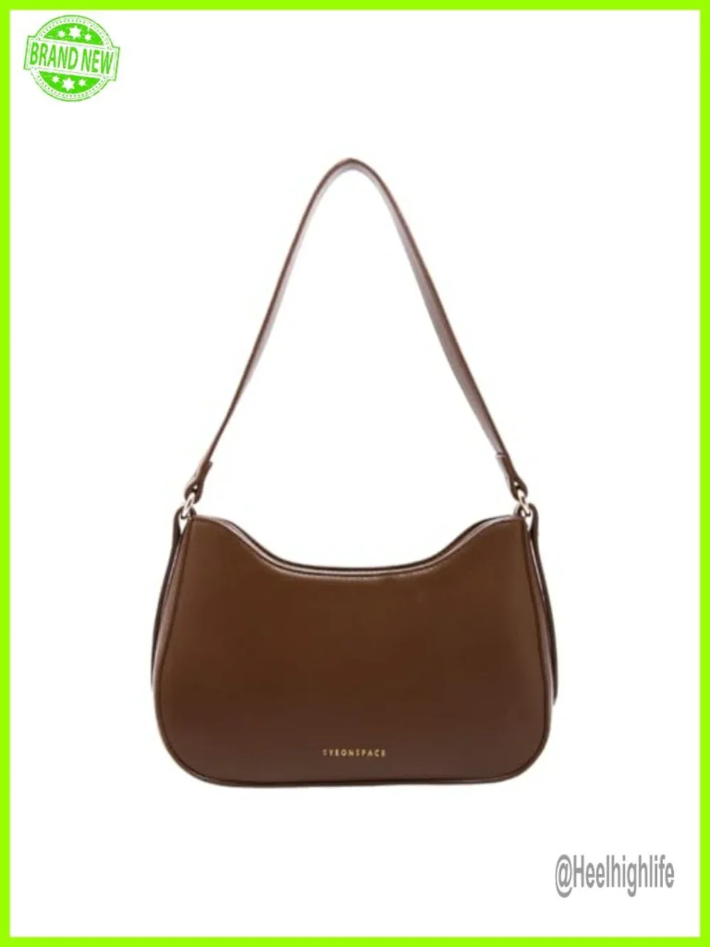 Vegan Leather Hobo Purse Small Shoulder Bag with Zipper